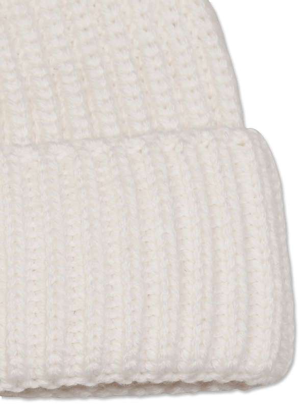 Dondup Rib Knit Beanie Off White