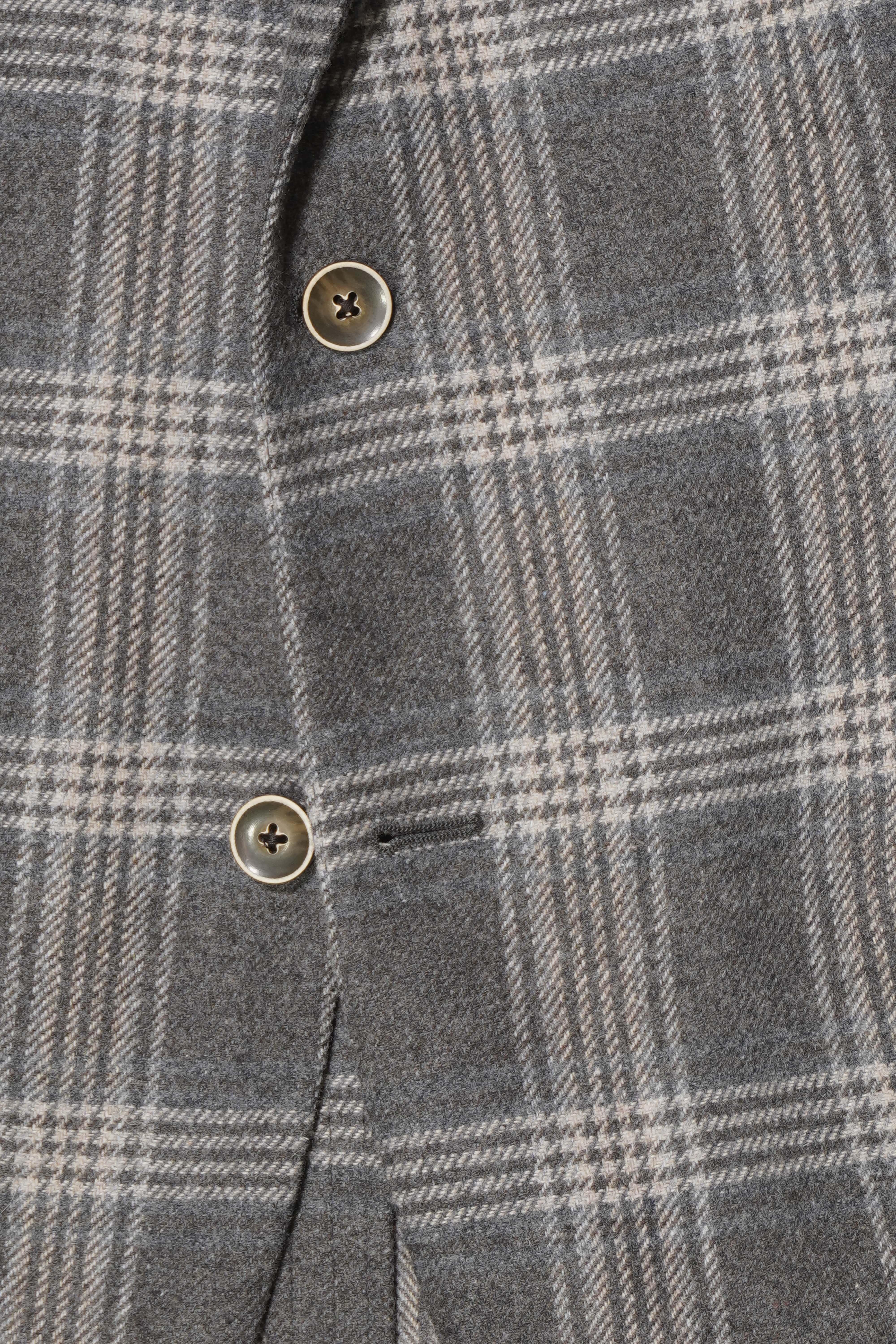 Morris Wool Jacket Check Grey