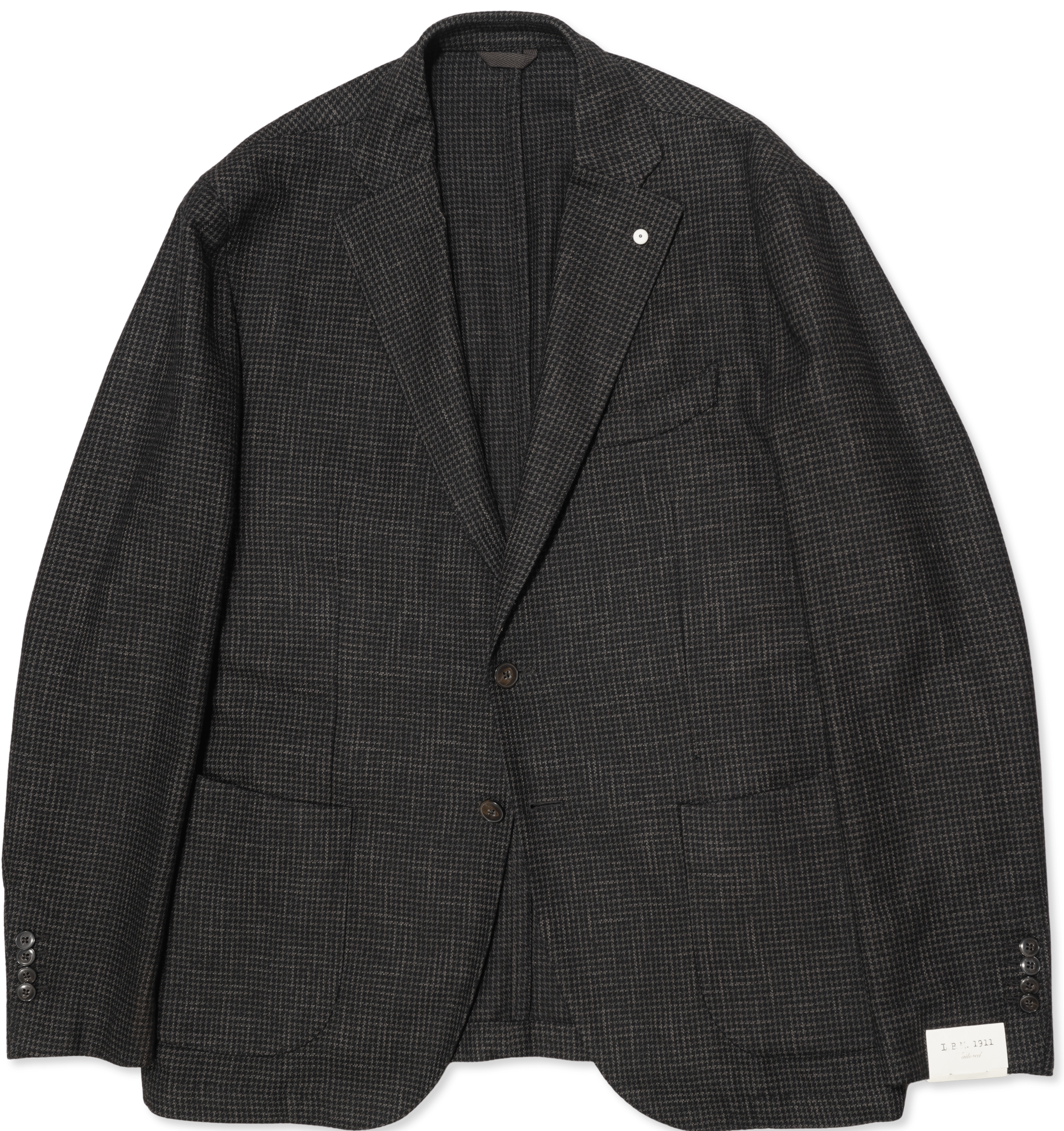 LBM Houndstooth Jacket Dark Brown