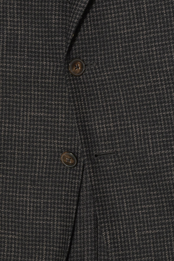 LBM Houndstooth Jacket Dark Brown