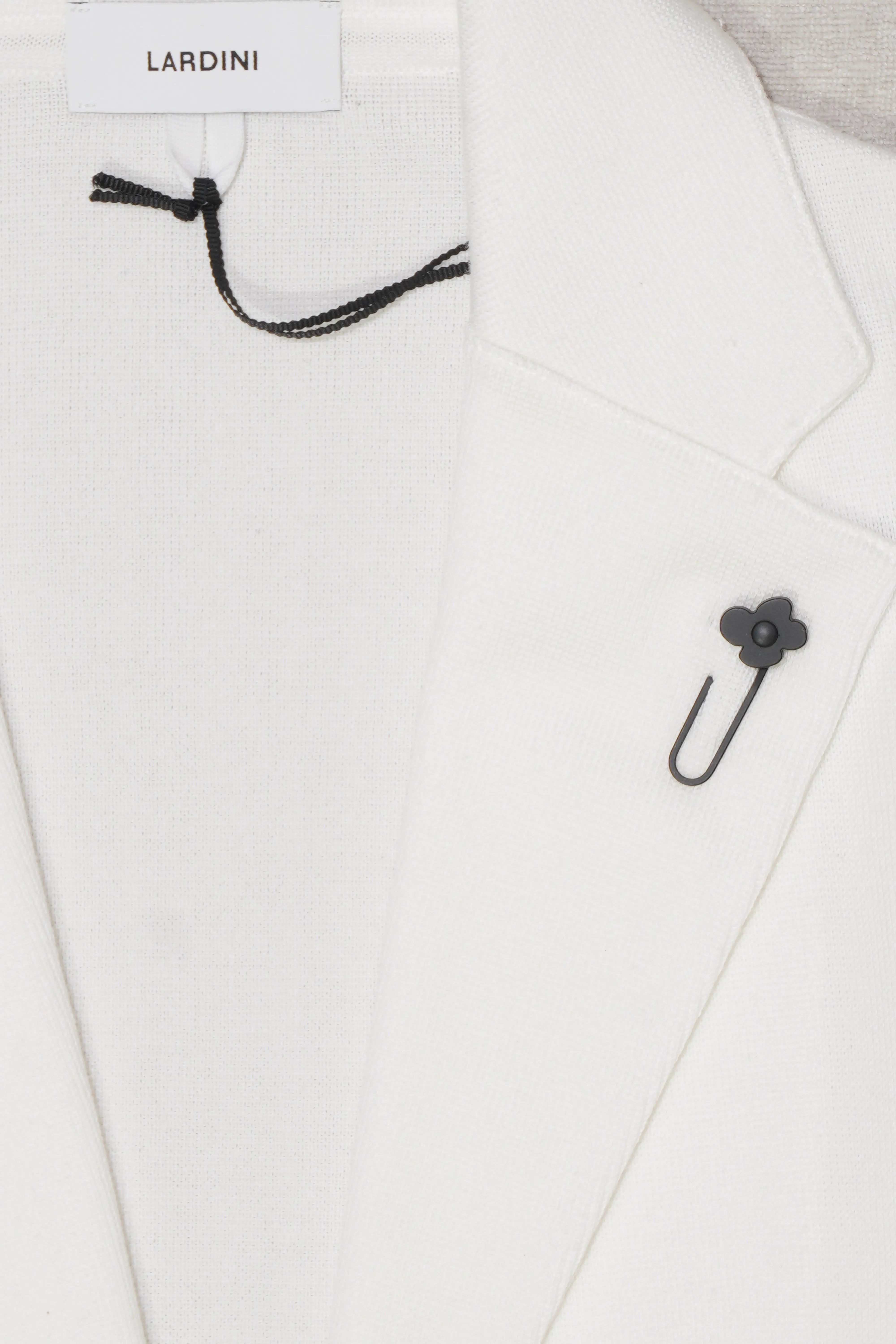 Lardini Knit Jacket Pure Cotton White