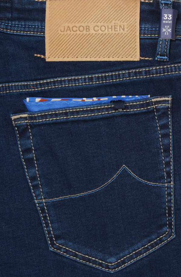 Jacob Cohen Bard Dark Blue Stretch Denim