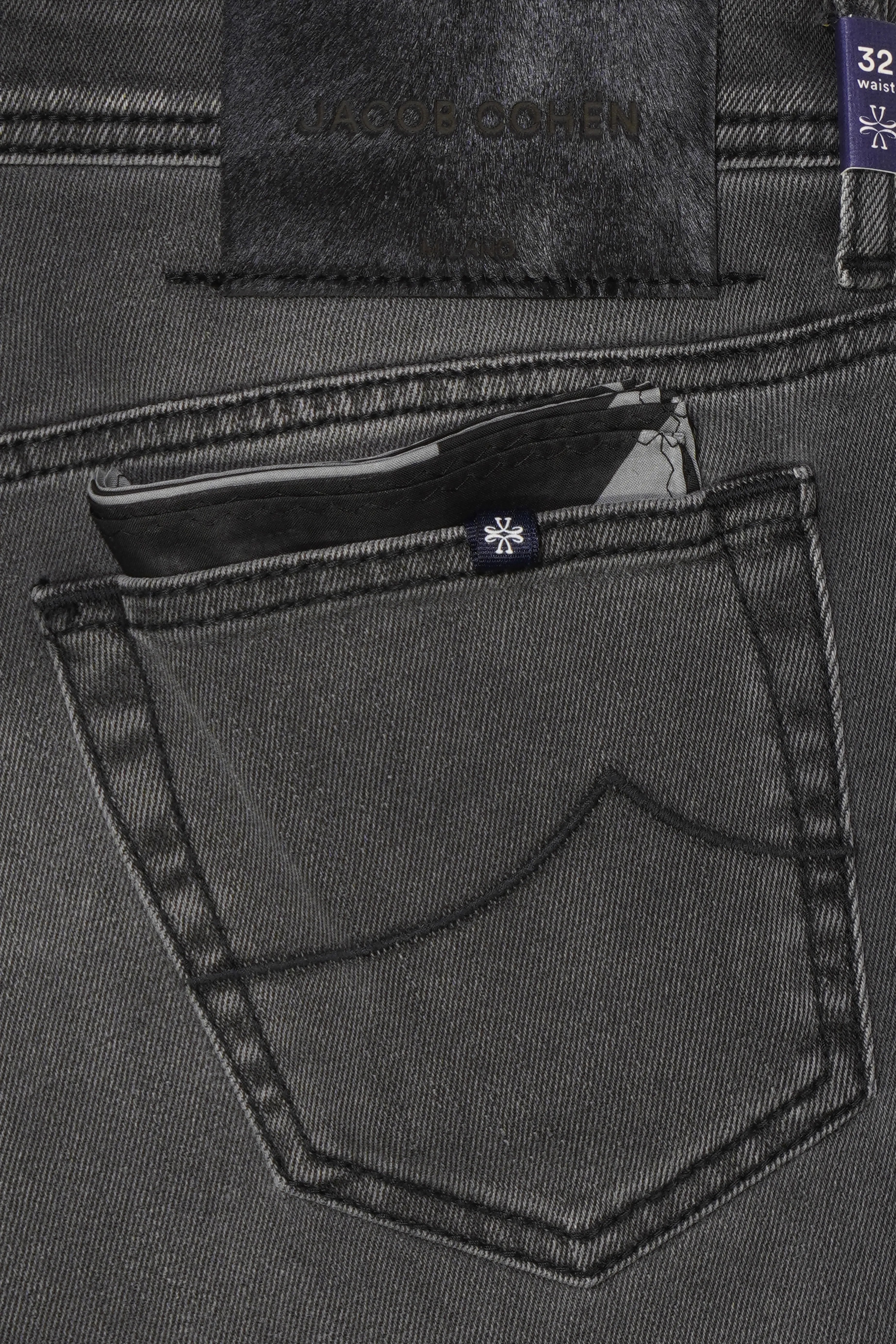 Jacob Cohen Bard Medium Grey Stretch Denim