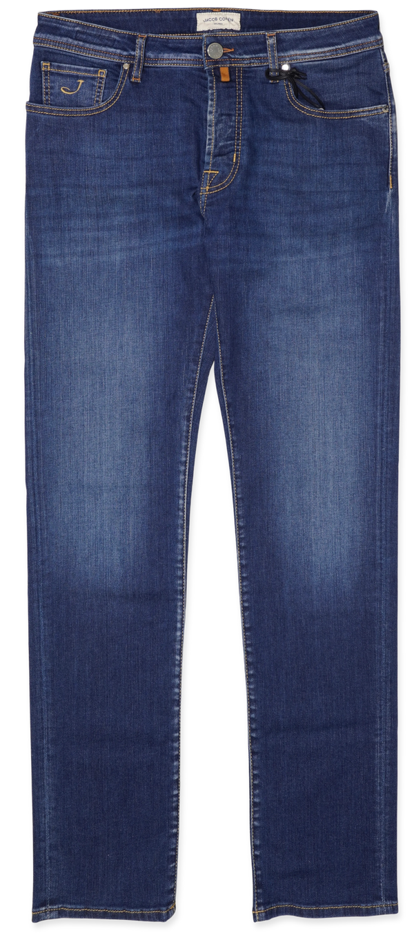 Jacob Cohen Bard Medium Blue Stretch Denim
