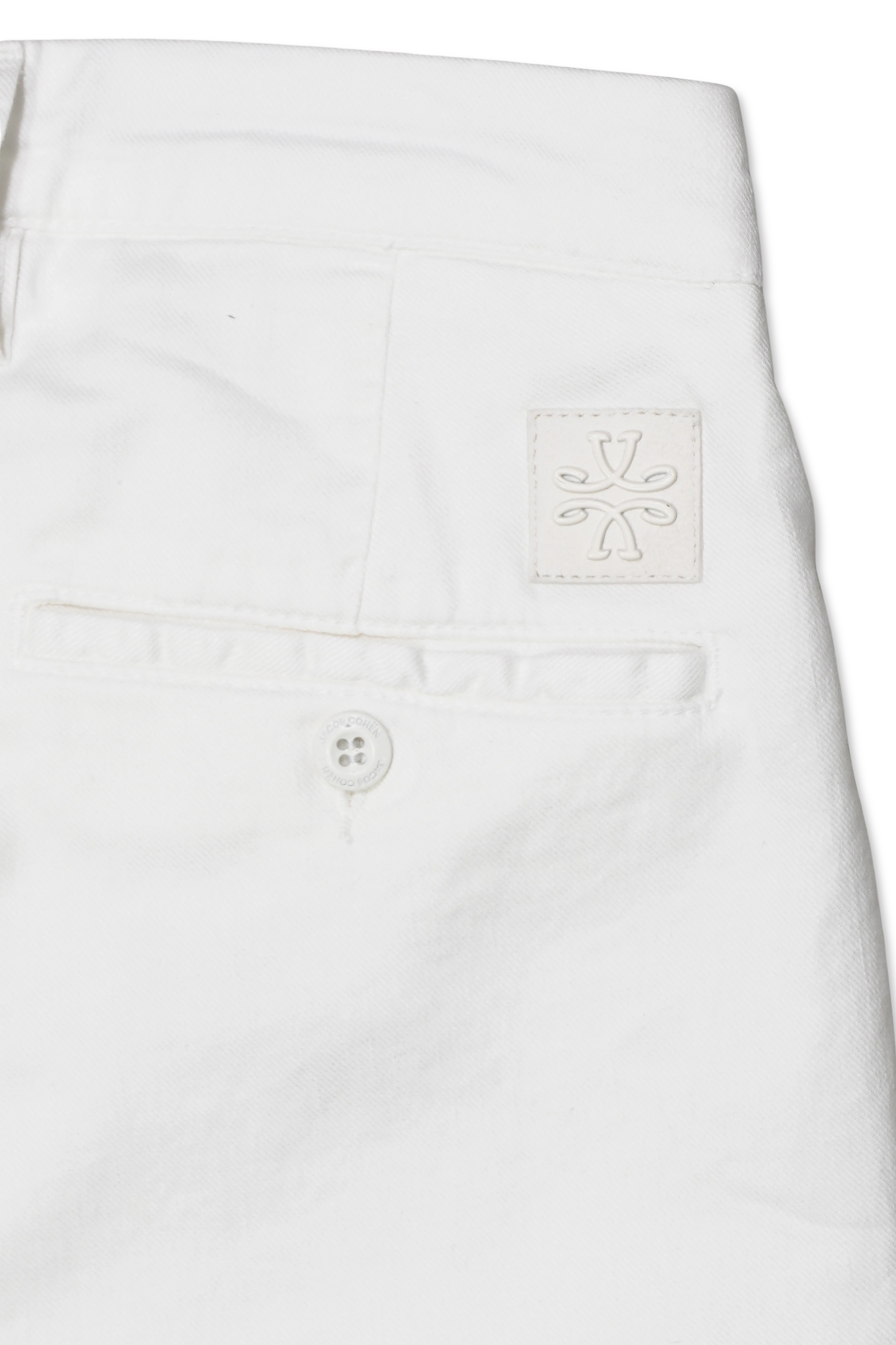 Jacob Cohen Bobby White Linen Stretch Trousers