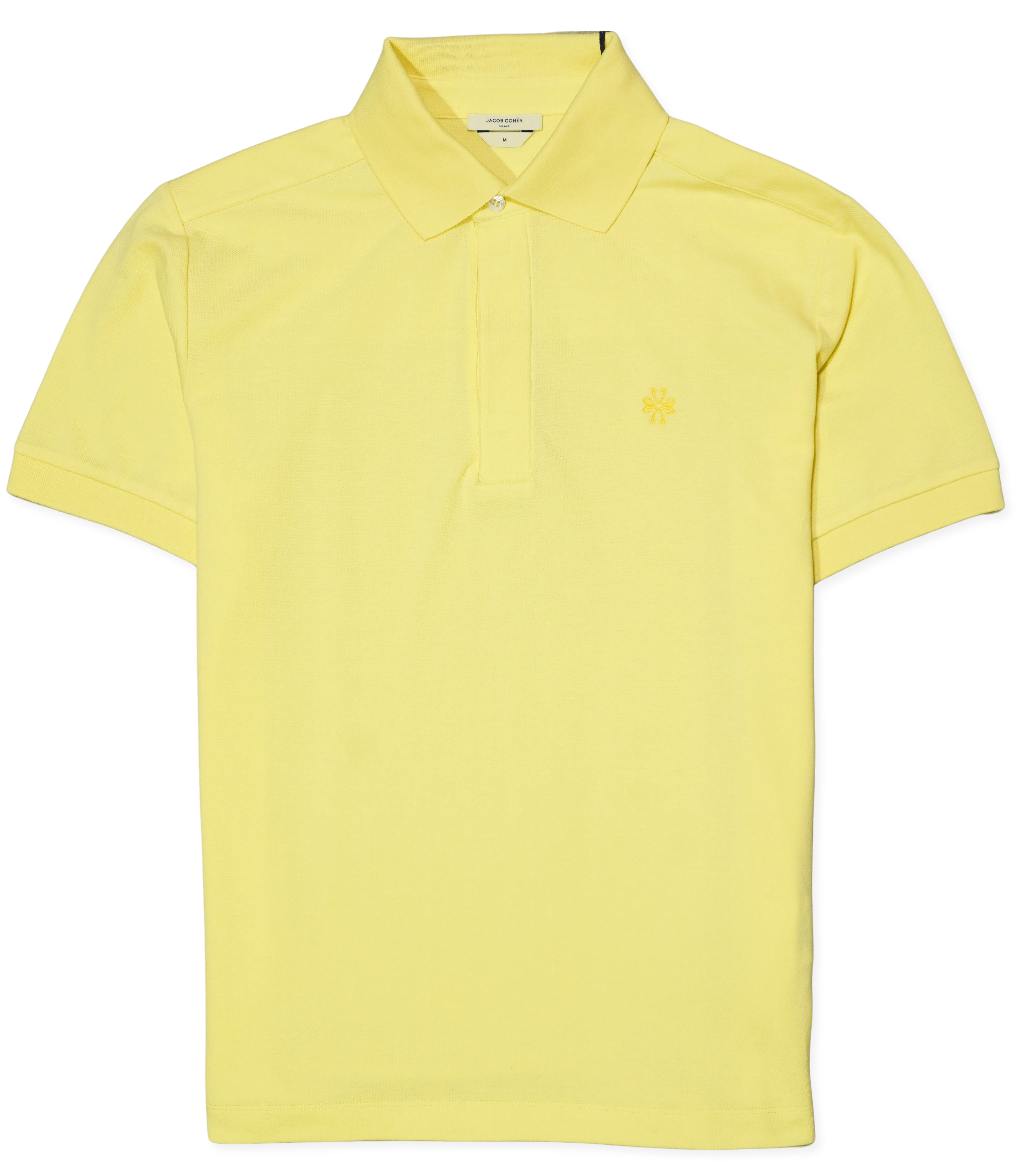 Jacob Cohen Yellow Cotton Polo Shirt