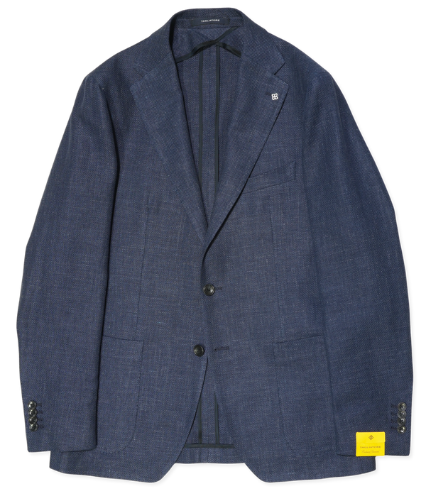 Tagliatore Jacket Linen Cotton Navy