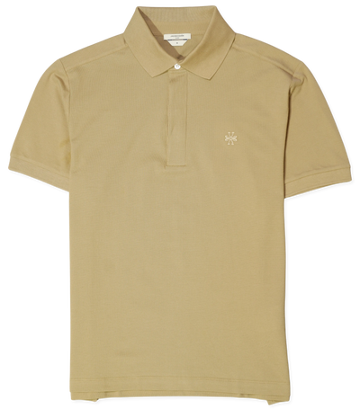 Jacob Cohen Tan Cotton Polo Shirt