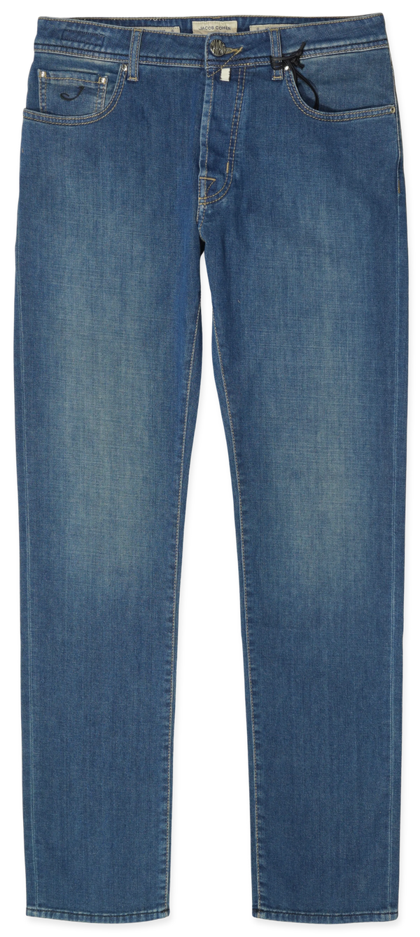 Jacob Cohen Bard Medium Blue Stretch Denim