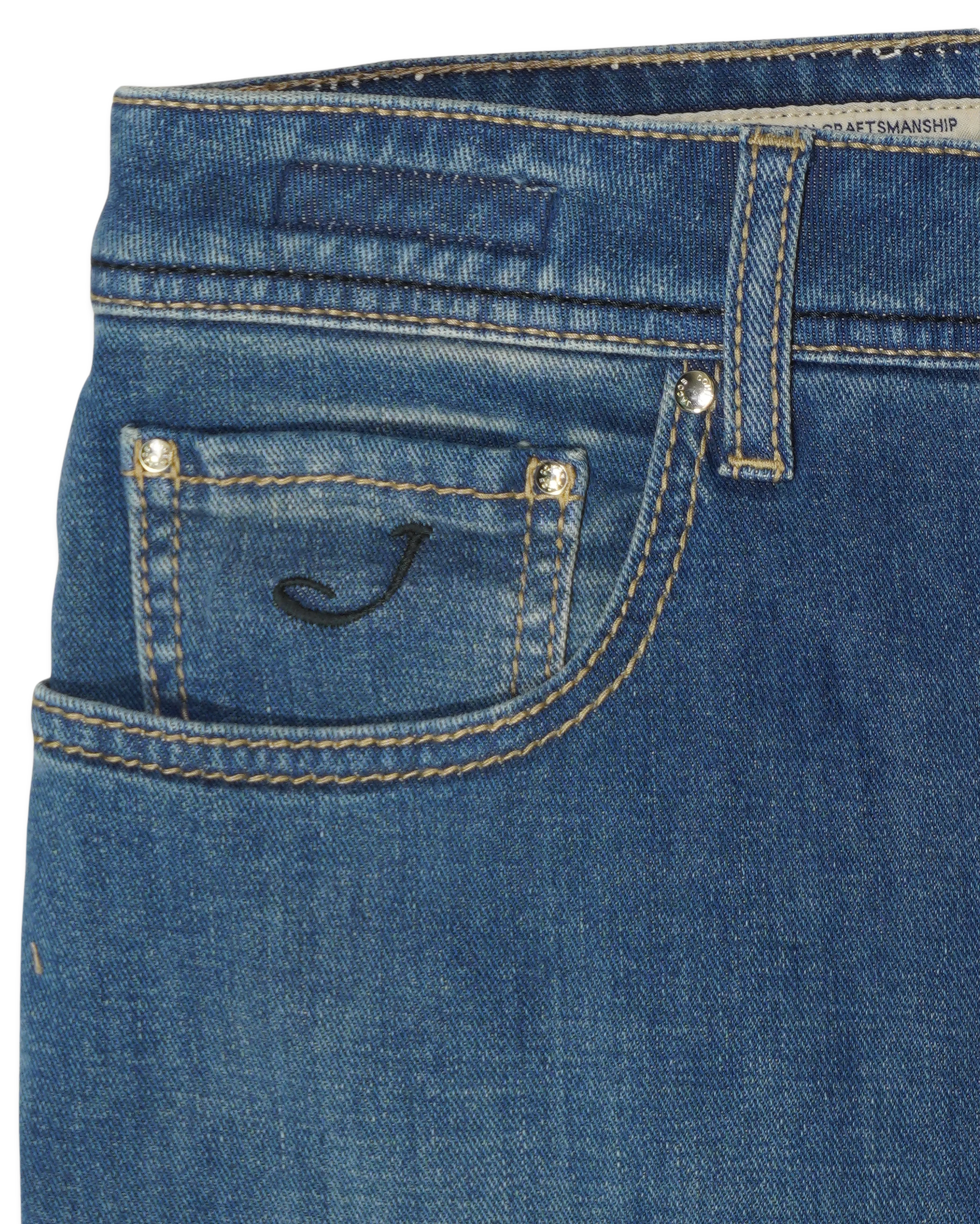 Jacob Cohen Bard Medium Blue Stretch Denim