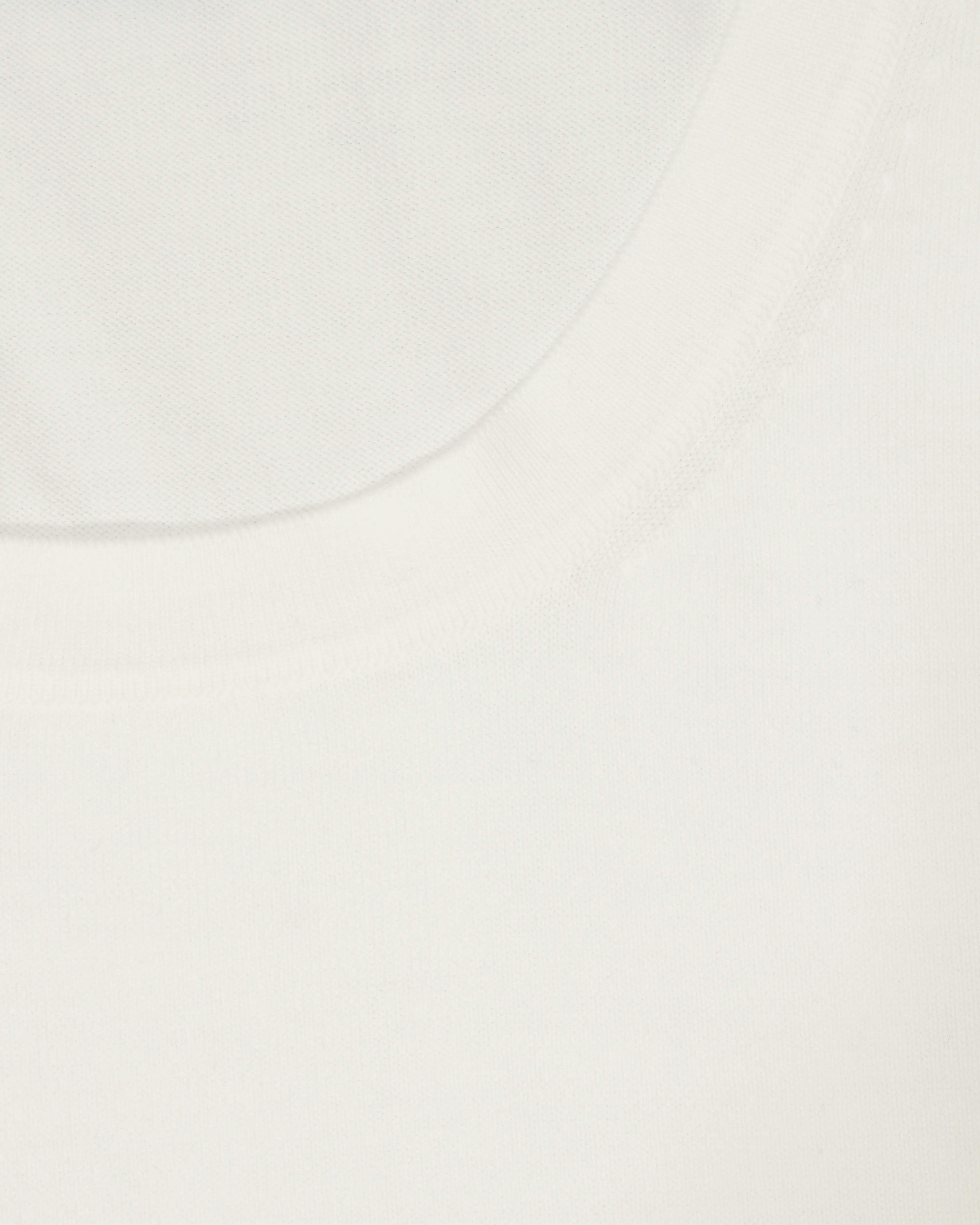 Gran Sasso Knitted Pure Cotton T-Shirt White