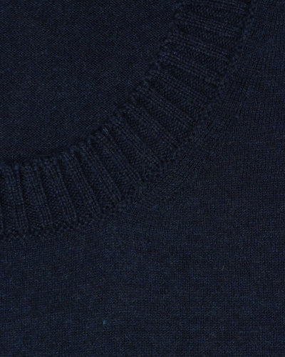 Gran Sasso Pullover Cotton Cashmere Navy