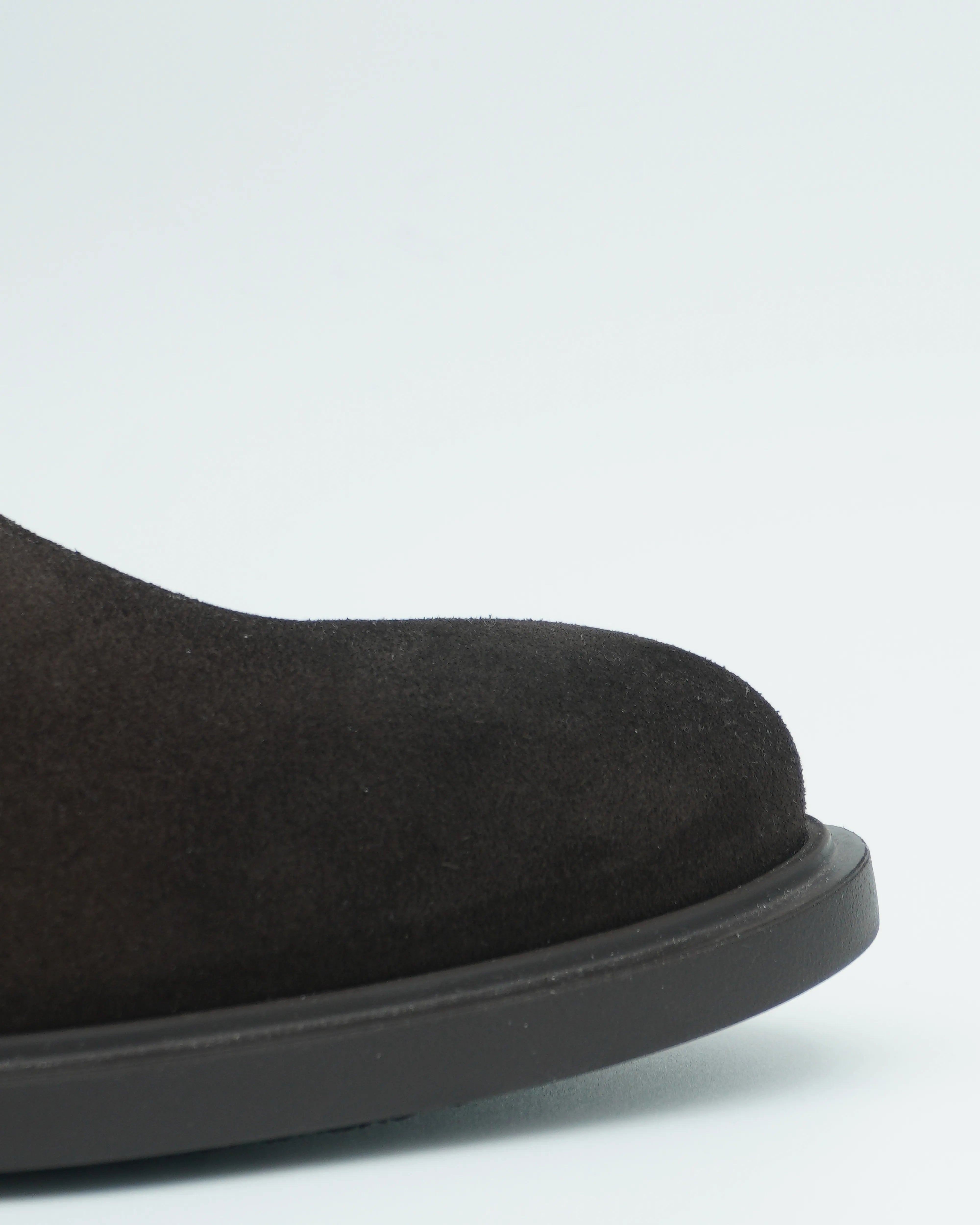 Doucals Chelsea Boots Suede Dark Brown