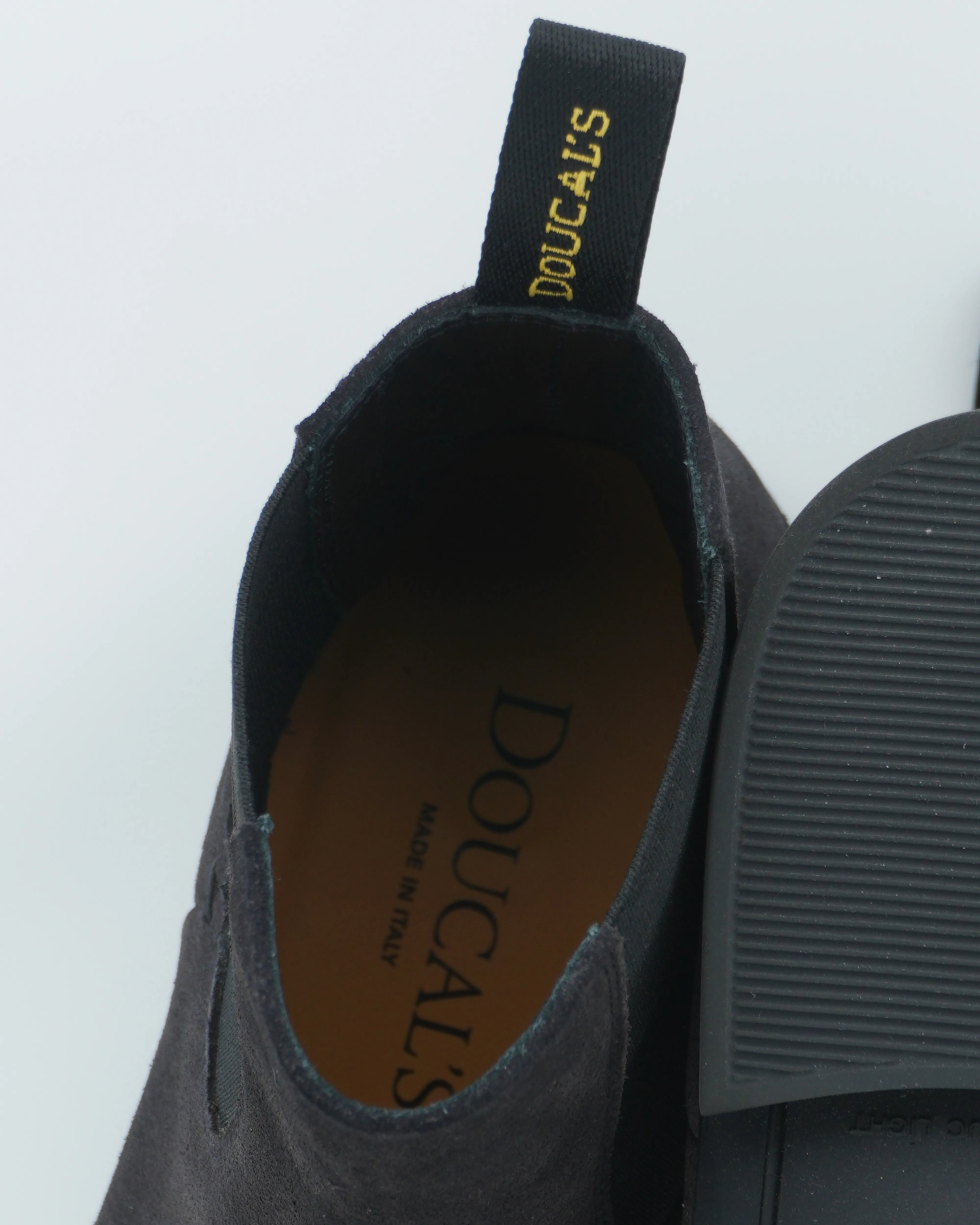 Doucals Chelsea Boots Suede Dark Grey