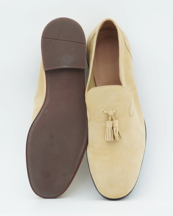 Fabiano Ricci Tassel Loafer Unlined Light Yellow