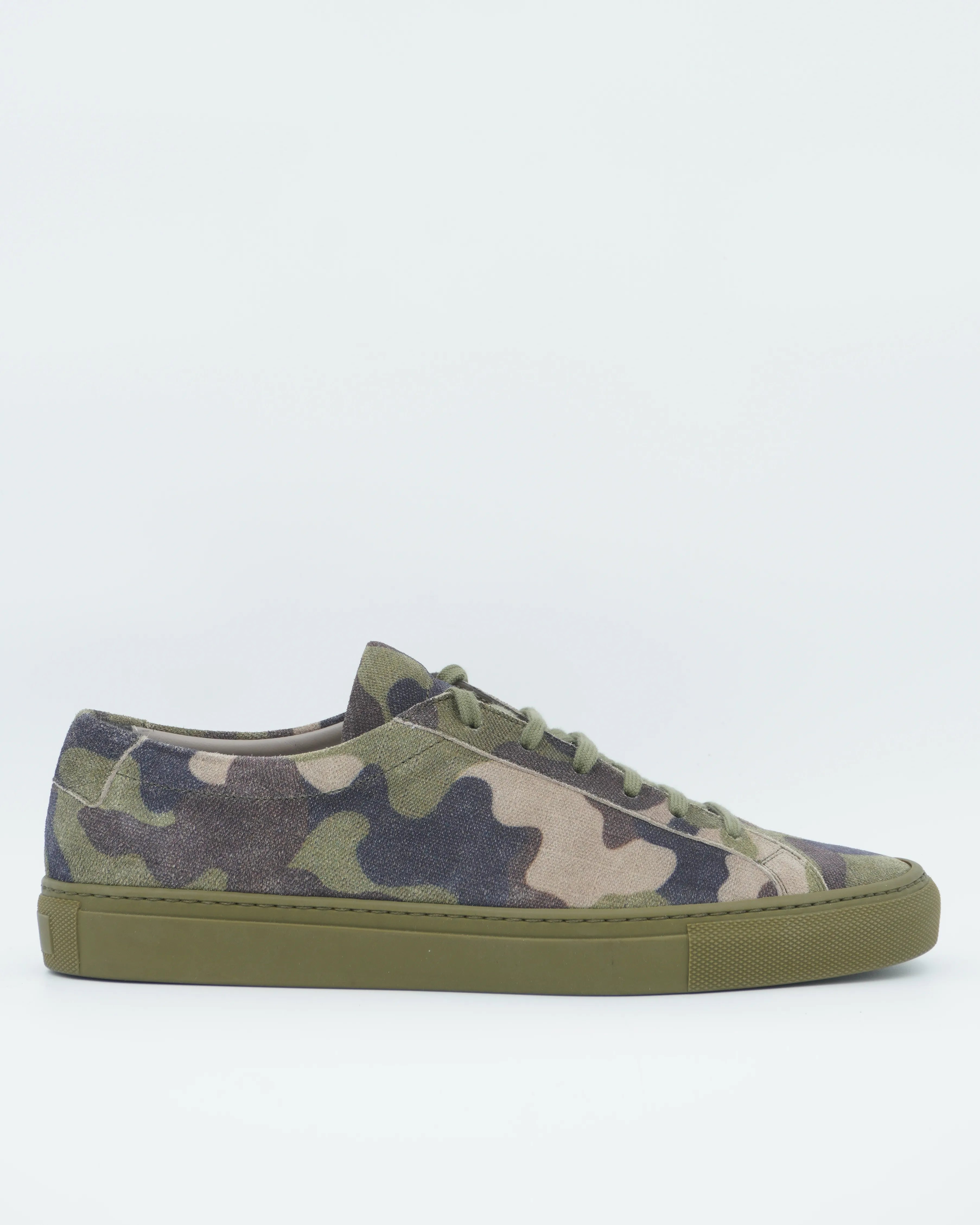 Thomas Sneaker Suede Camo Green