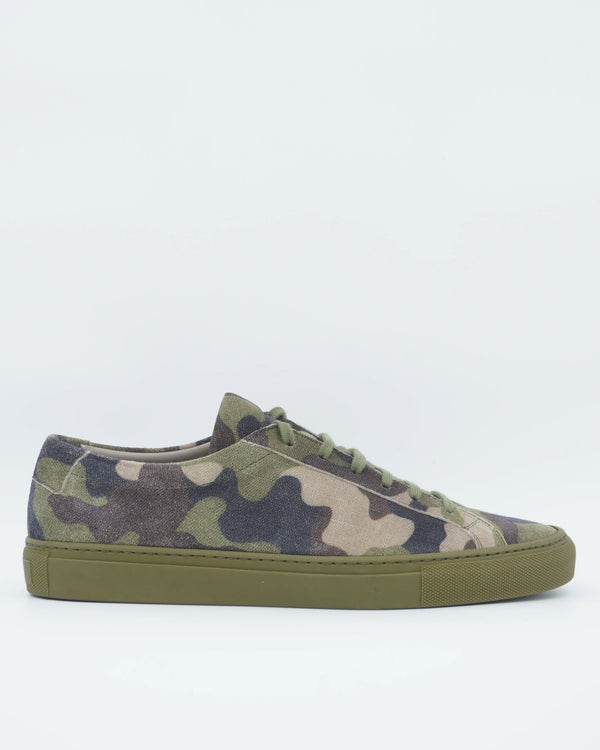 Thomas Sneaker Suede Camo Green