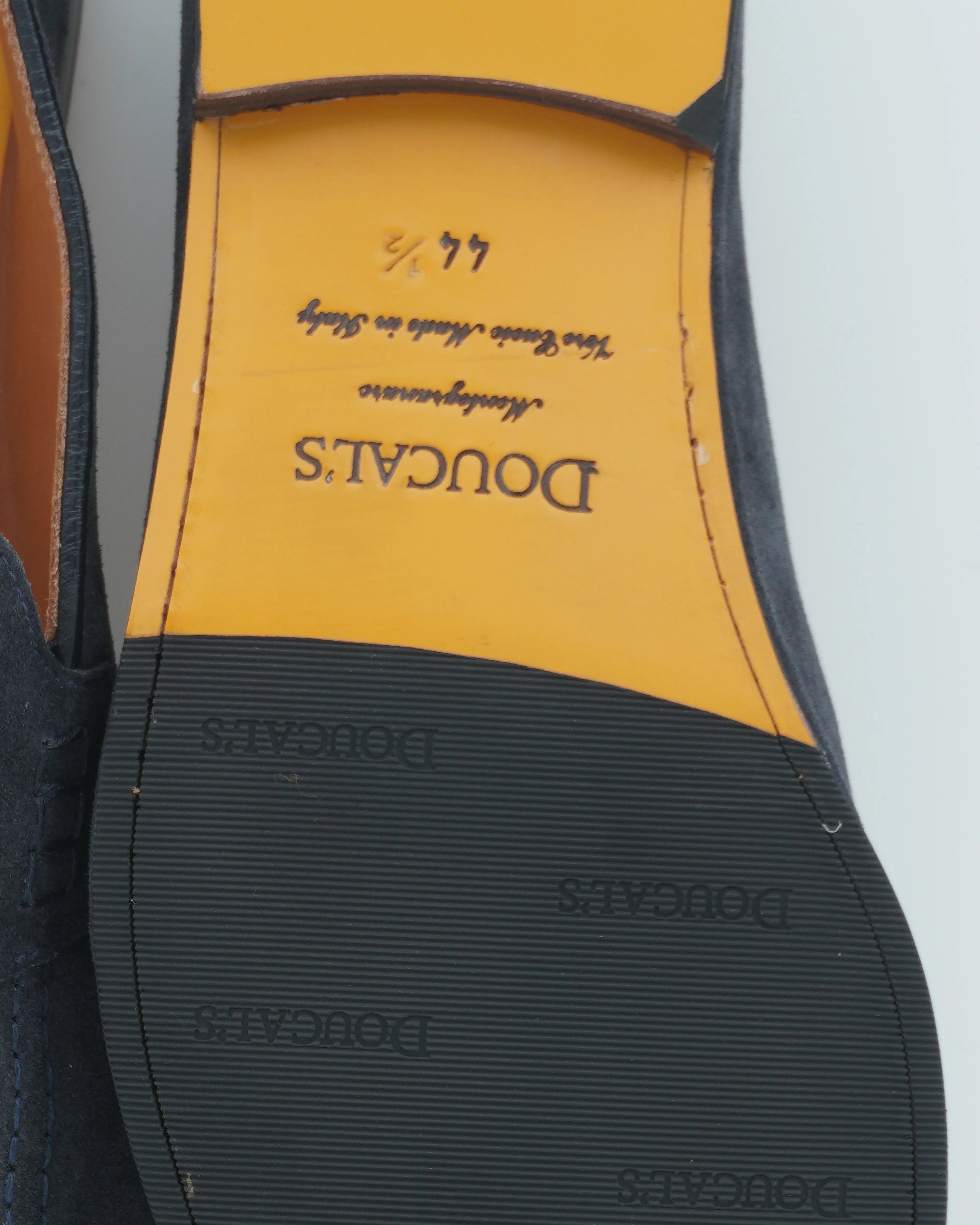 Doucals Penny Loafer Suede Ocean Blue