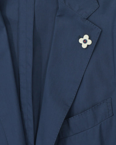 Lardini Jacket Easy Wear Natural Stretch Blue
