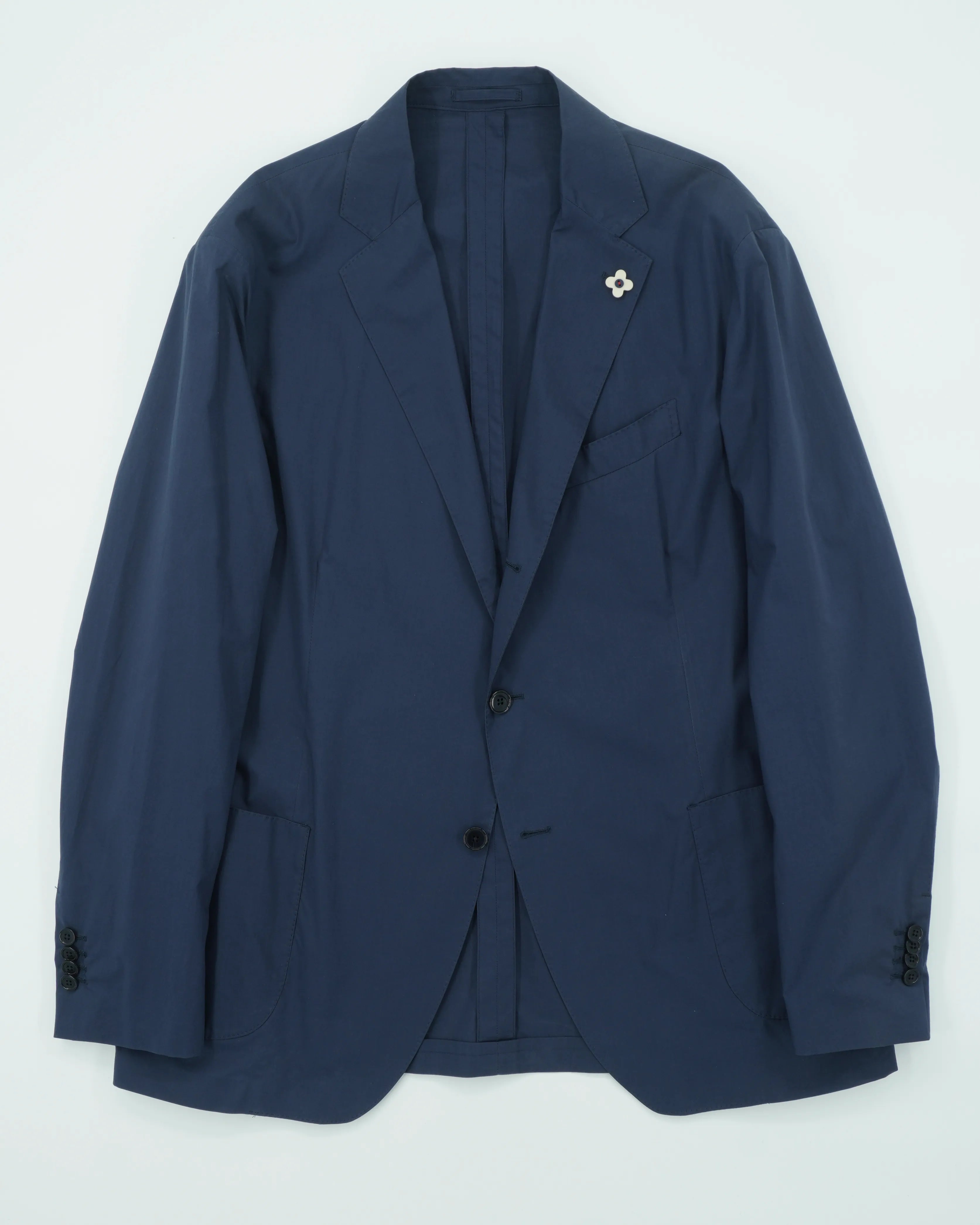 Lardini Jacket Easy Wear Natural Stretch Blue