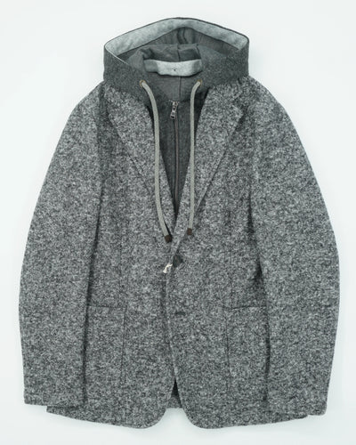 Fradi Jacket Bib Stretch Melange Grey