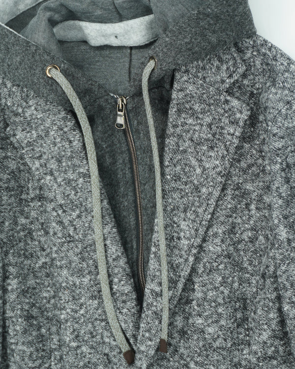Fradi Jacket Bib Stretch Melange Grey
