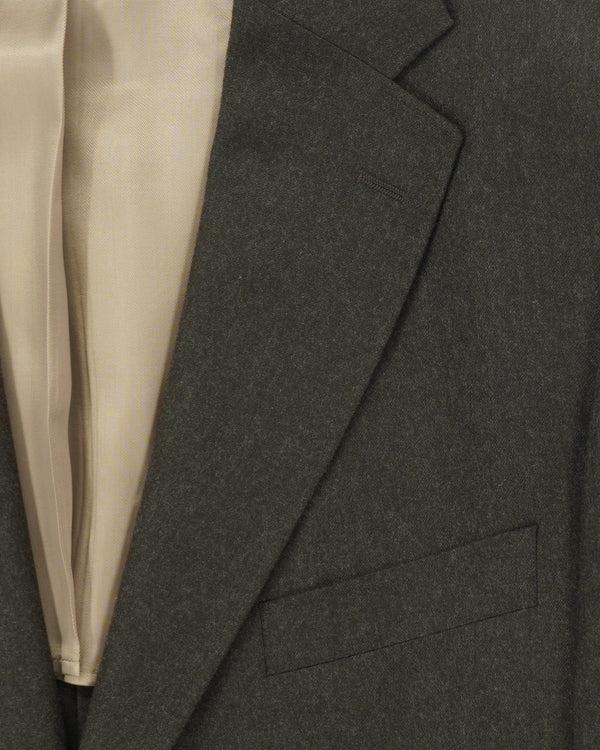 Morris Jacket Pure Wool Flannel Brown