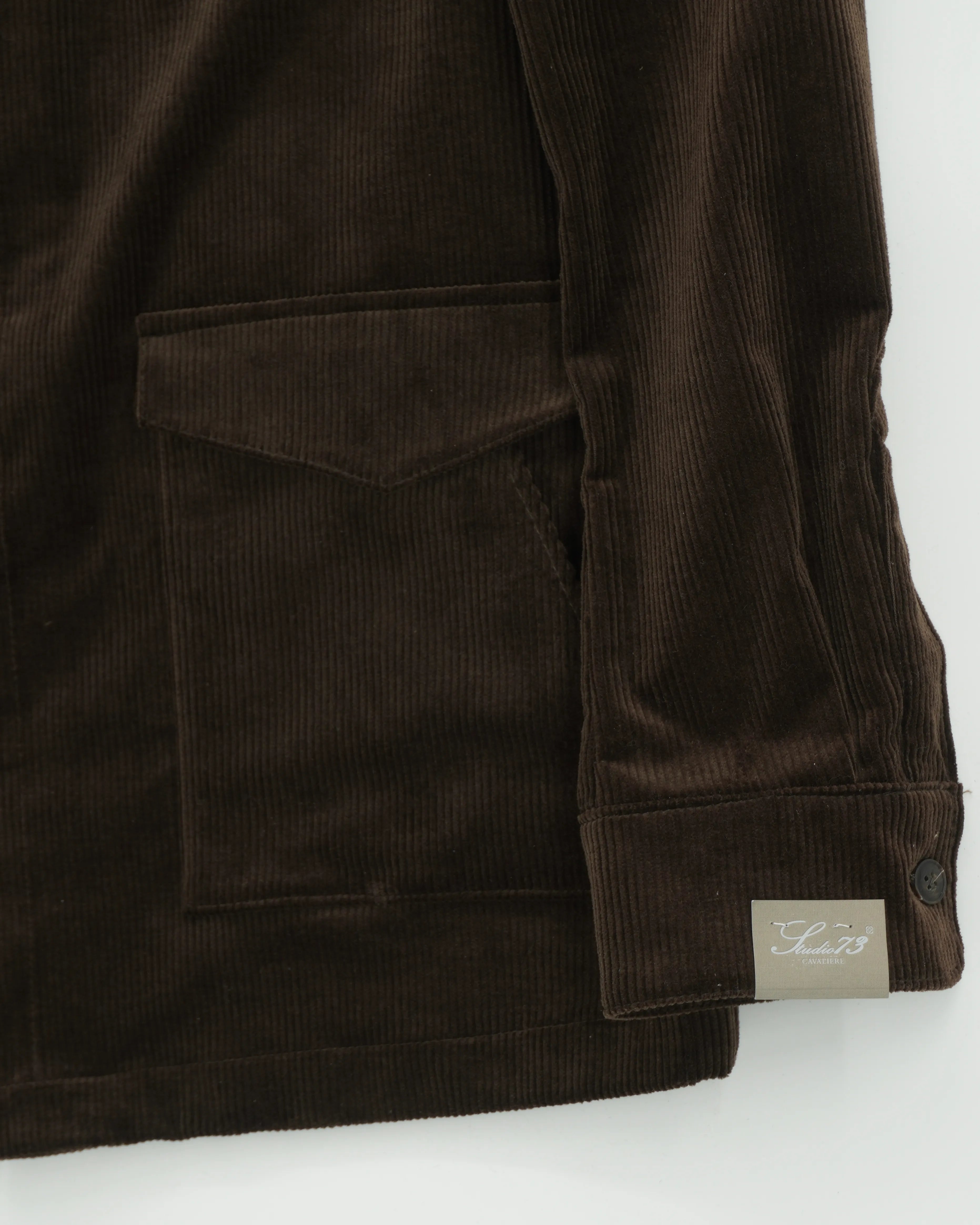 Studio 73 Overshirt Corduroy Dark Brown