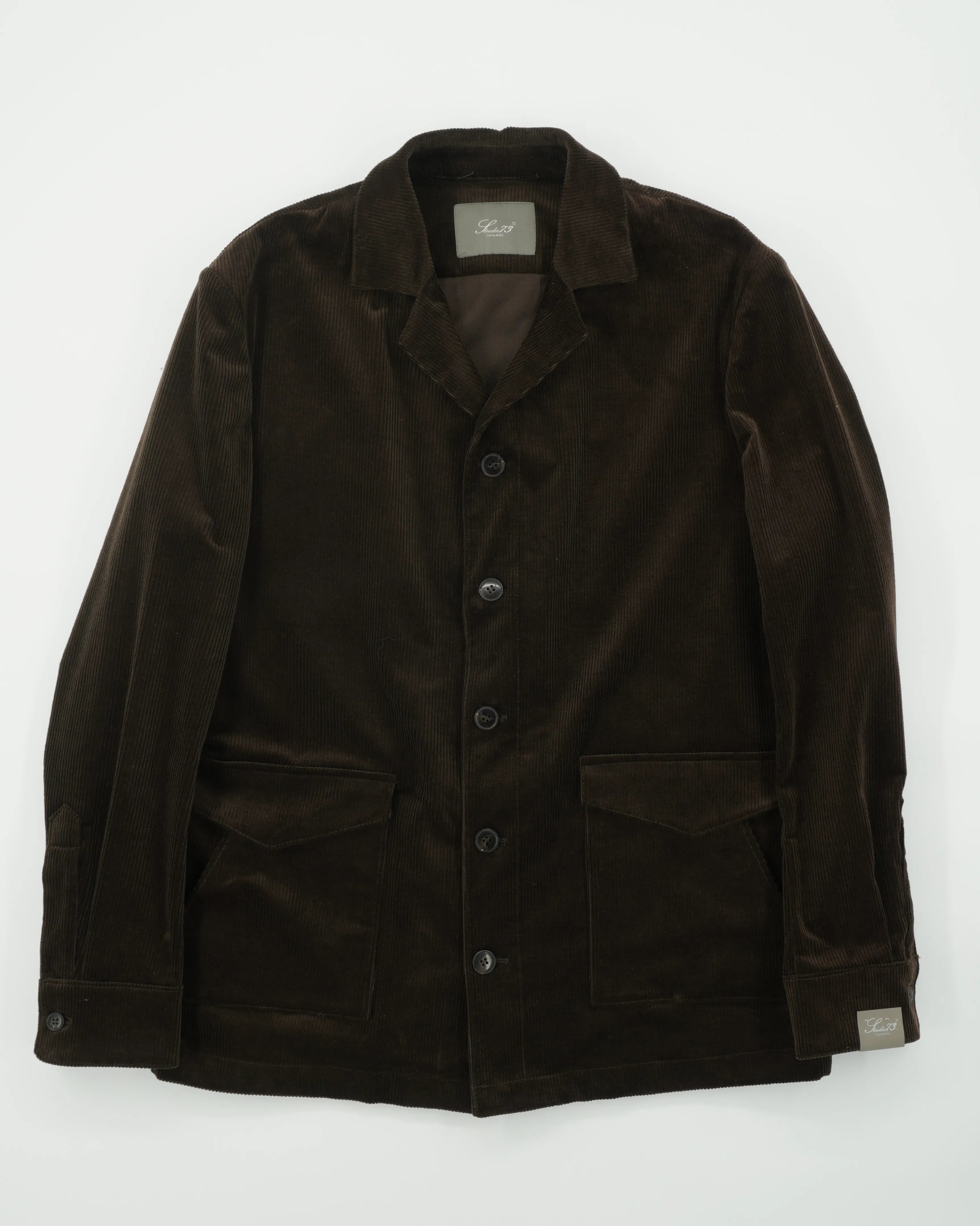 Studio 73 Overshirt Corduroy Dark Brown
