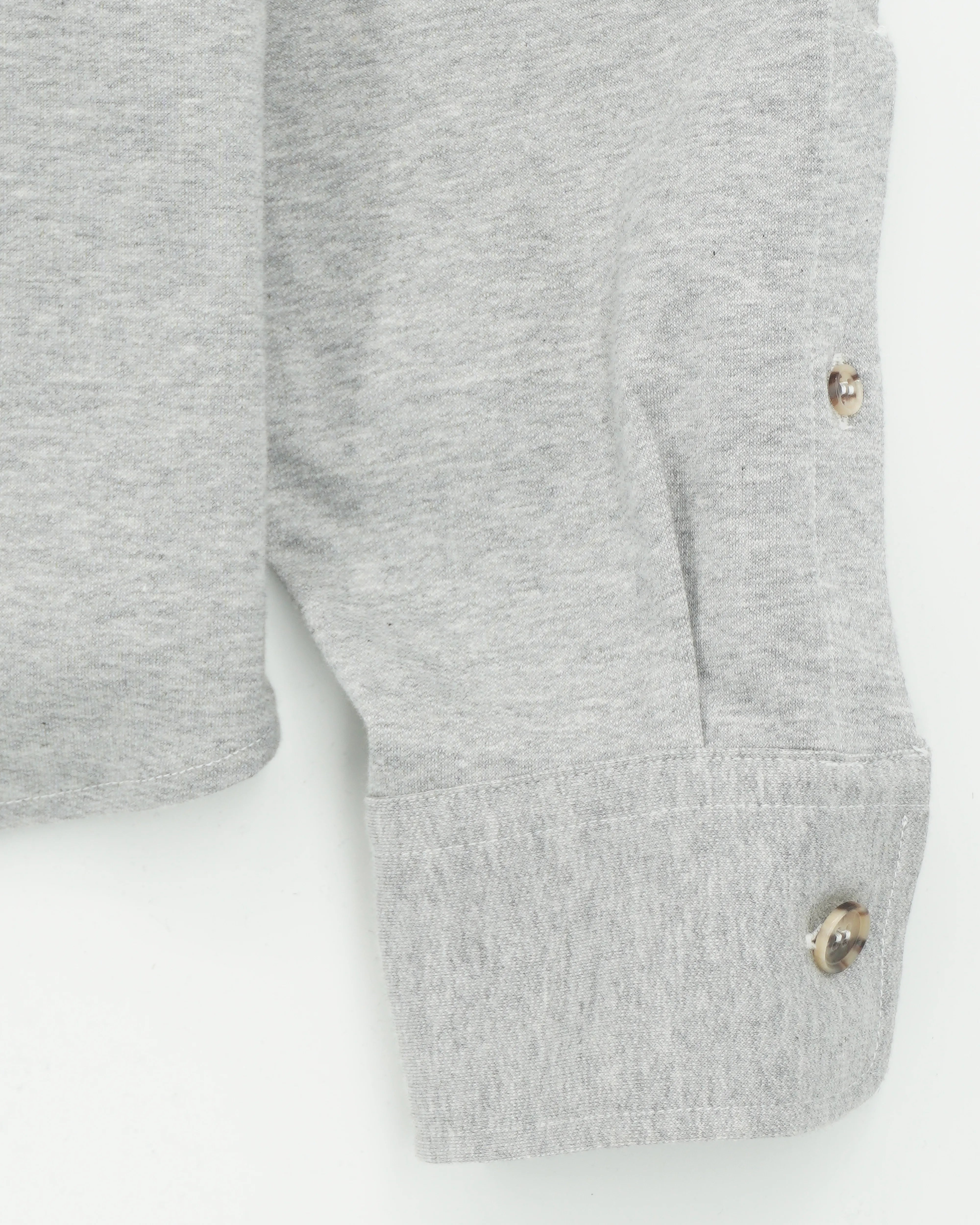 Orian Overshirt Jersey Melange Light Grey