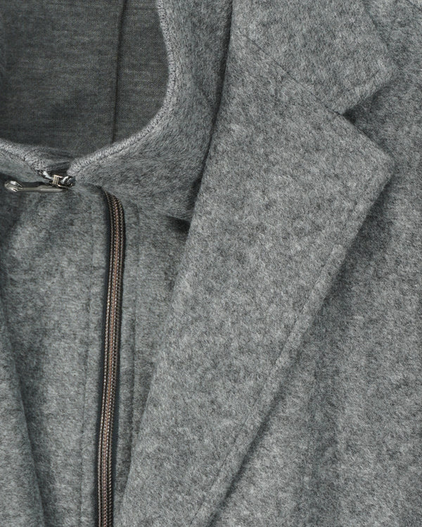 Fradi Jacket Bib Melange Medium Grey