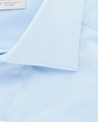 Stenströms Shirt Luxury Jersey Light Blue