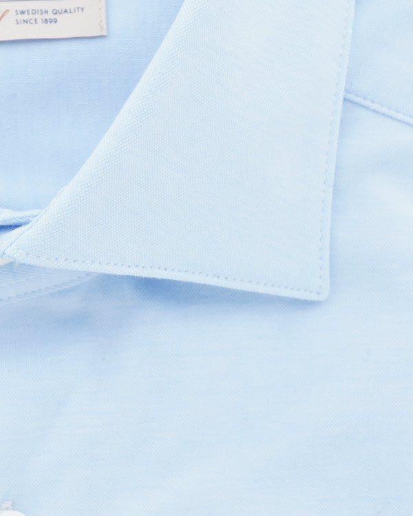 Stenströms Shirt Luxury Jersey Light Blue