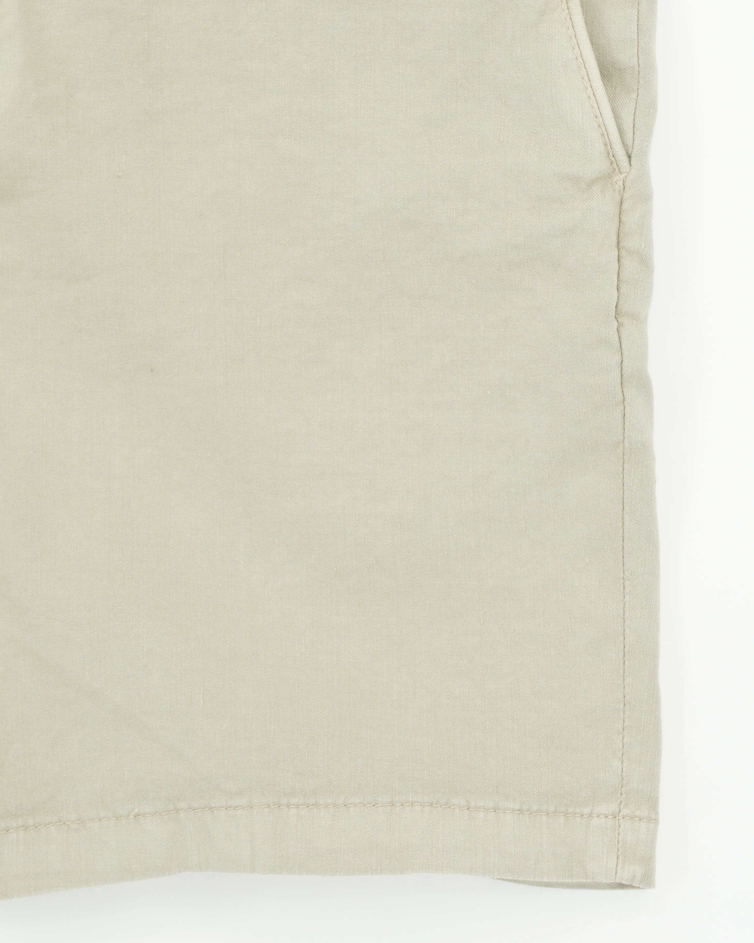Dondup Shorts Linen Blend Stretch Beige