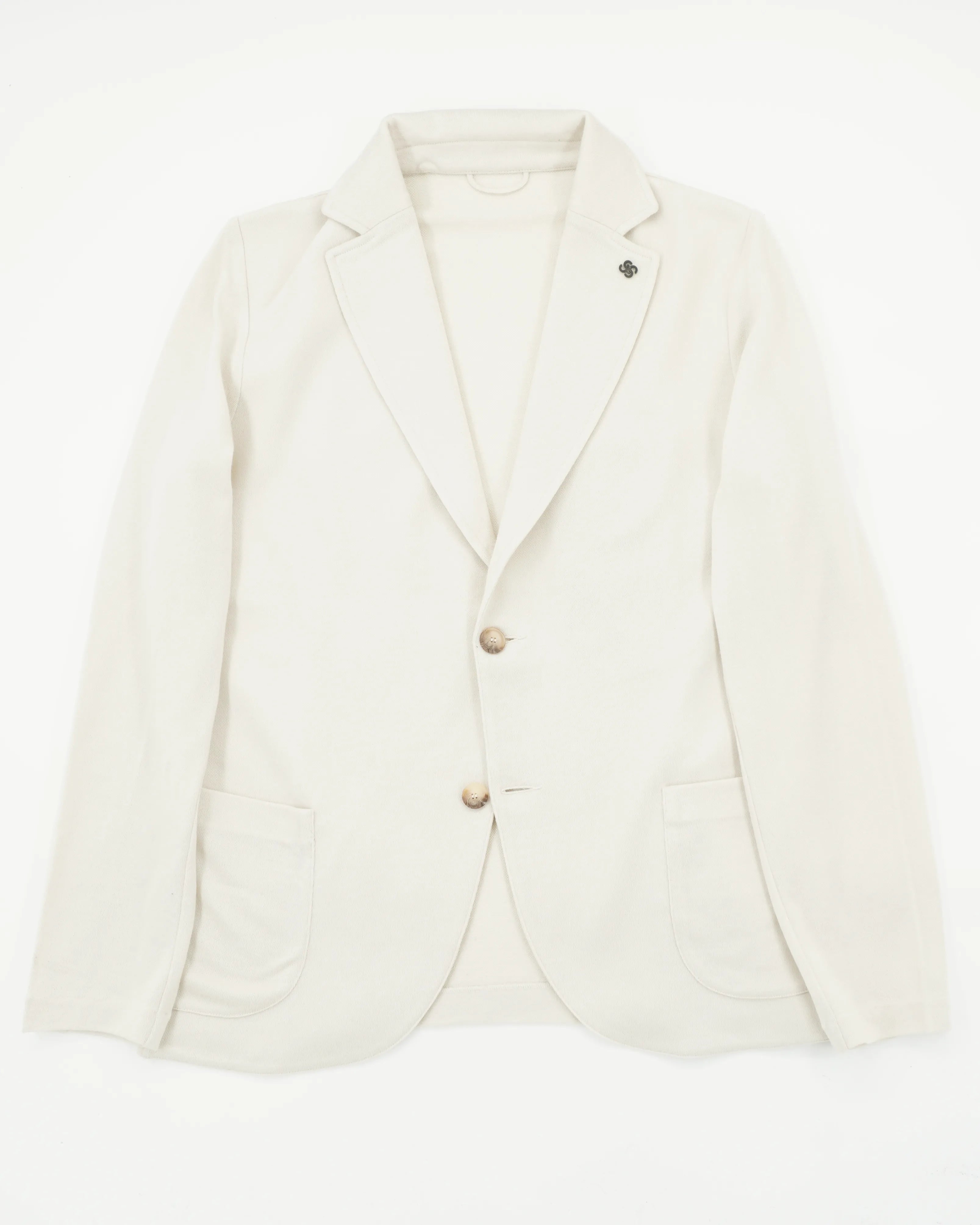 Gran Sasso Knitted Jacket Virgin Wool Cream