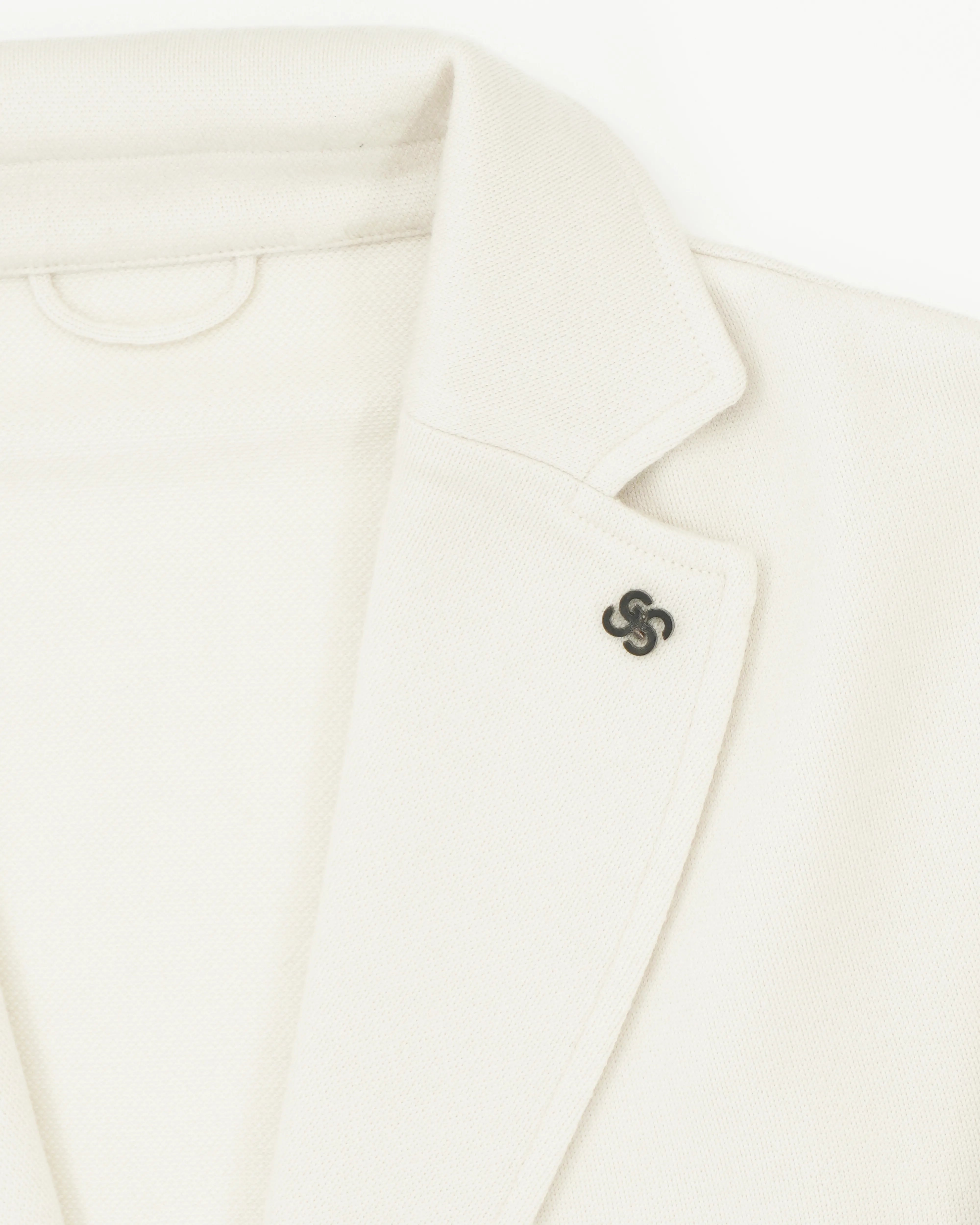 Gran Sasso Knitted Jacket Virgin Wool Cream