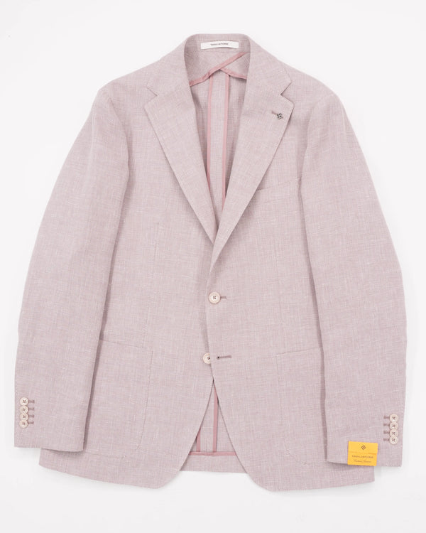 Tagliatore Jacket Linen Cotton Dusty Rose