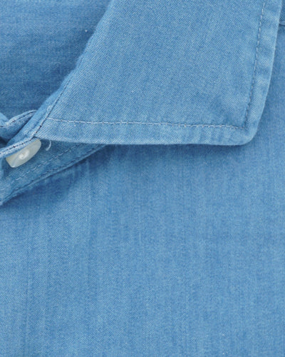 Sonrisa Shirt Washed Denim Medium Blue