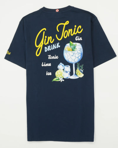MC2 Saint Barth T-Shirt Gin Tonic Navy