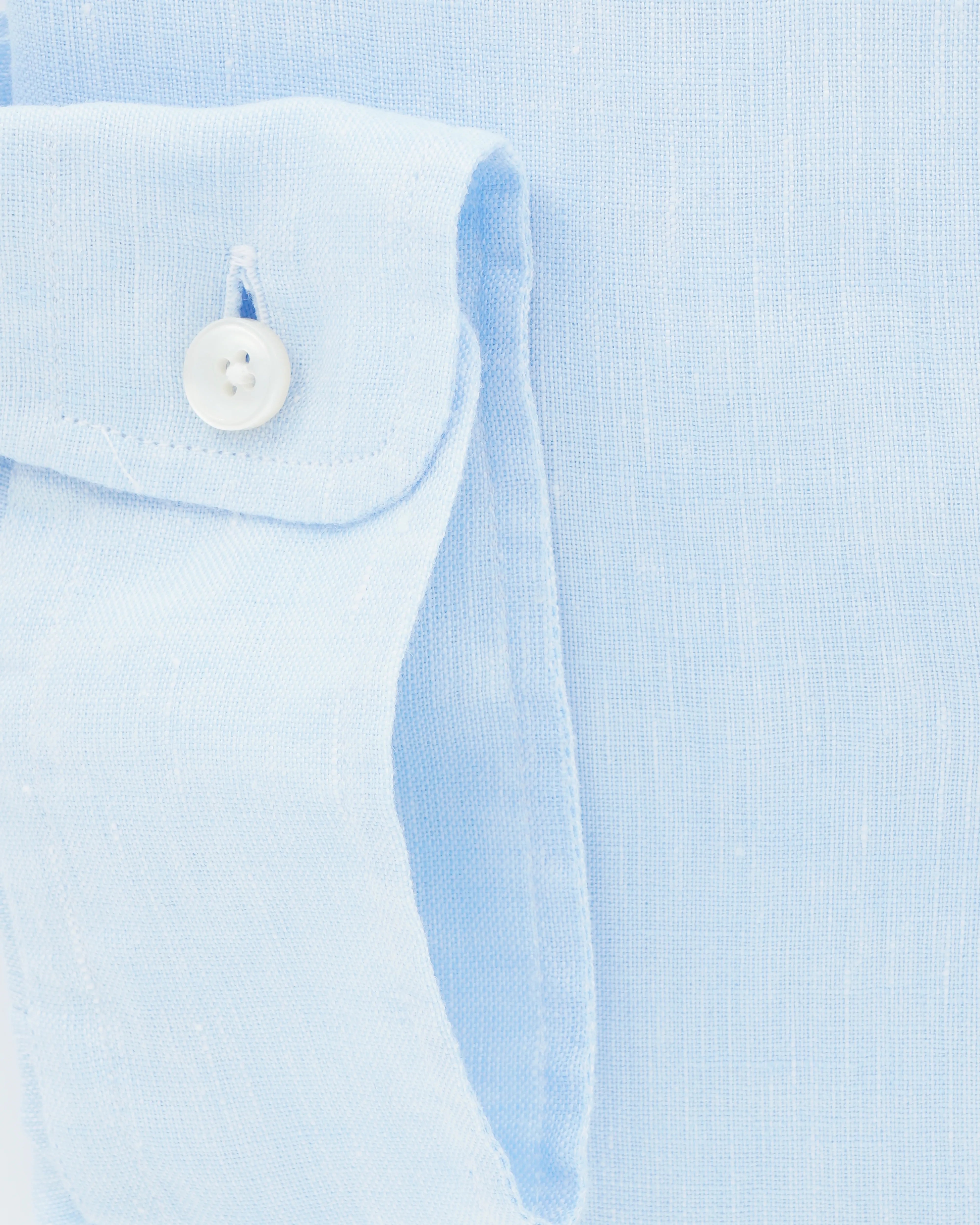 Xacus Shirt Pure Linen Slim Fit Light Blue
