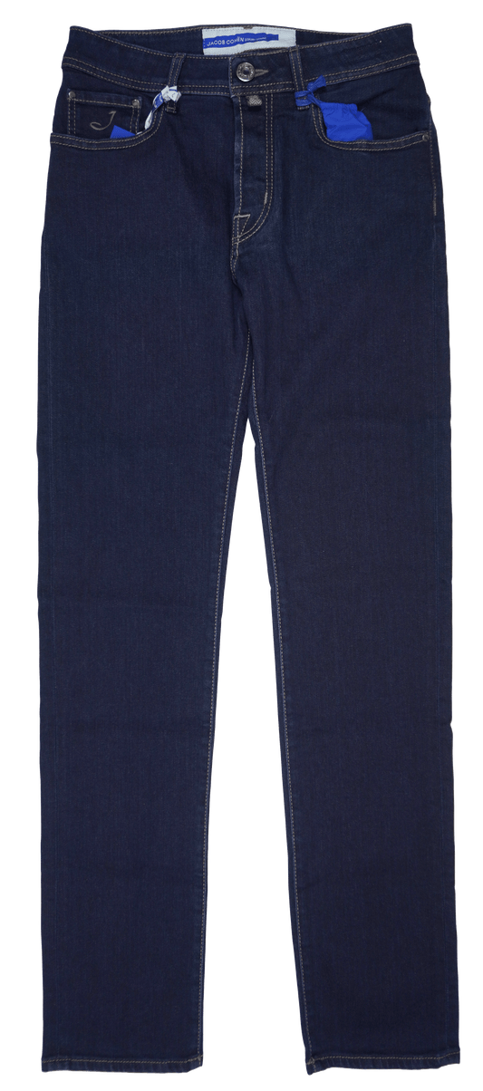 Jacob Cohen Bard Dark Blue Stretch Denim