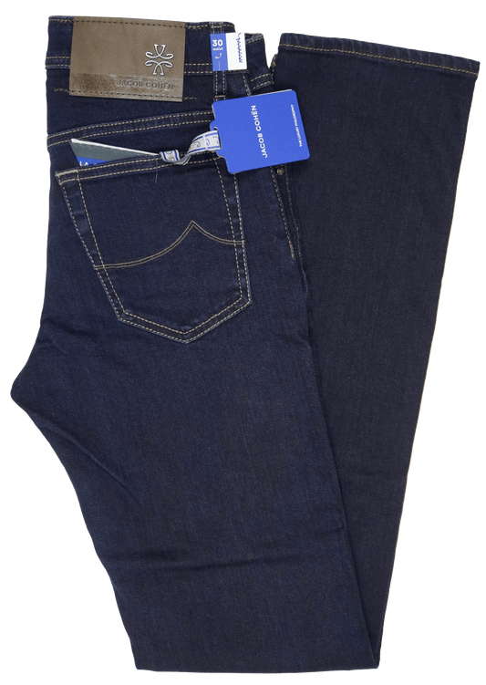 Jacob Cohen Bard Dark Blue Stretch Denim