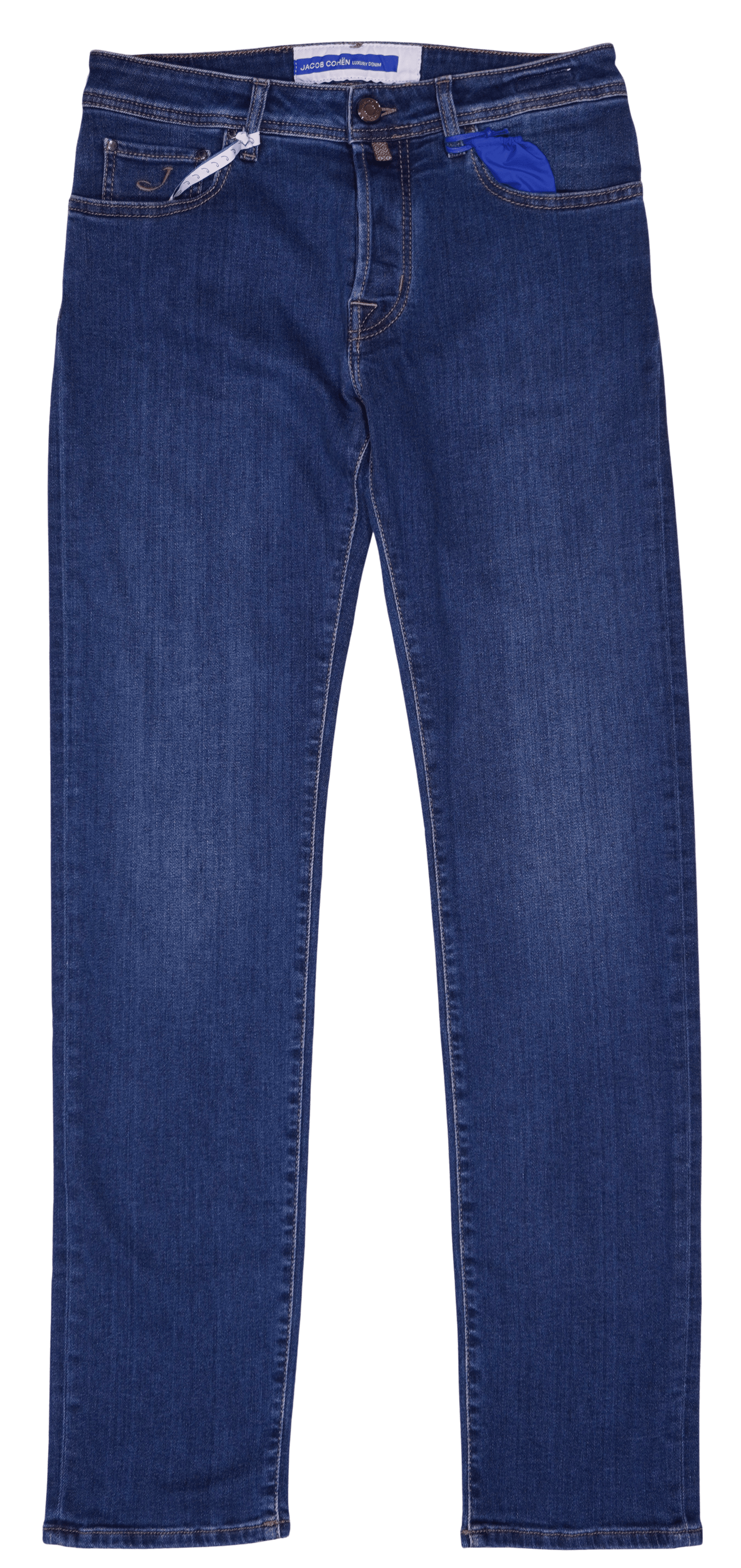 Jacob Cohen Bard Mid Blue Stretch Denim