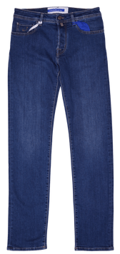 Jacob Cohen Bard Mid Blue Stretch Denim