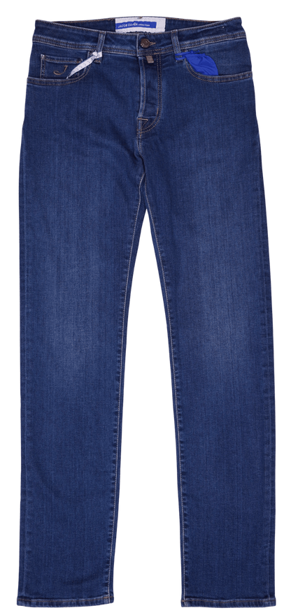 Jacob Cohen Bard Mid Blue Stretch Denim