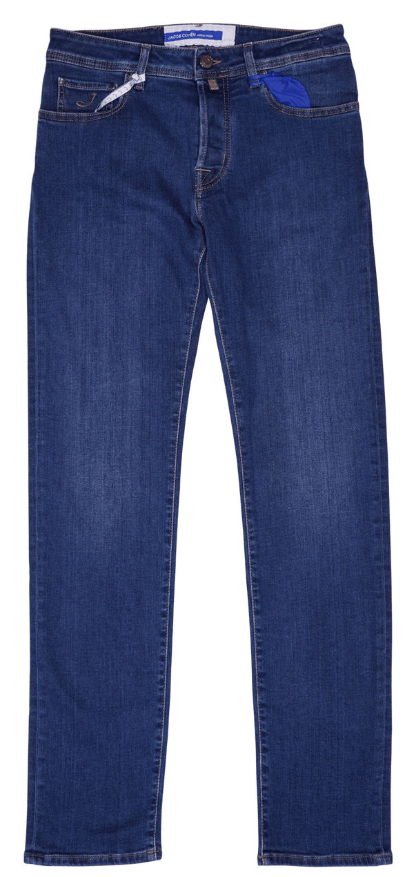 Jacob Cohen Bard Mid Blue Stretch Denim