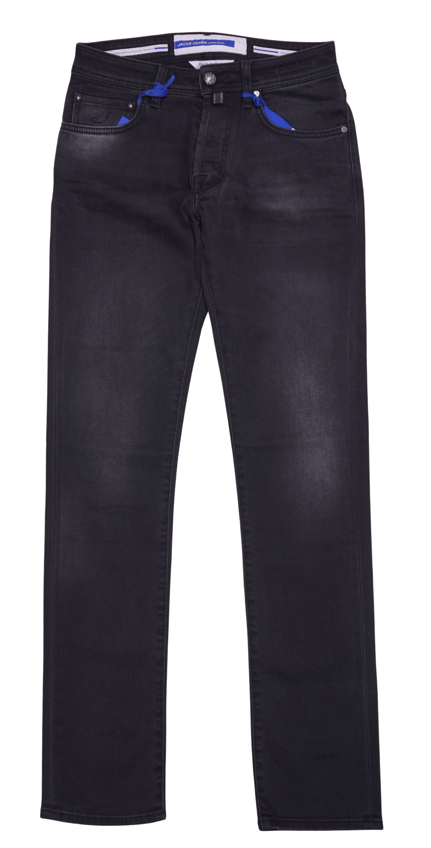 Jacob Cohen Bard Washed Black Stretch Denim
