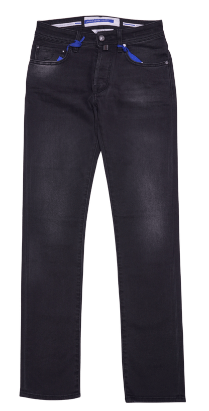 Jacob Cohen Bard Washed Black Stretch Denim