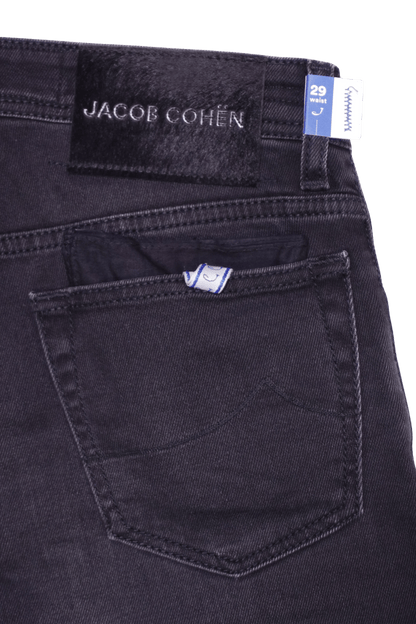 Jacob Cohen Bard Washed Black Stretch Denim