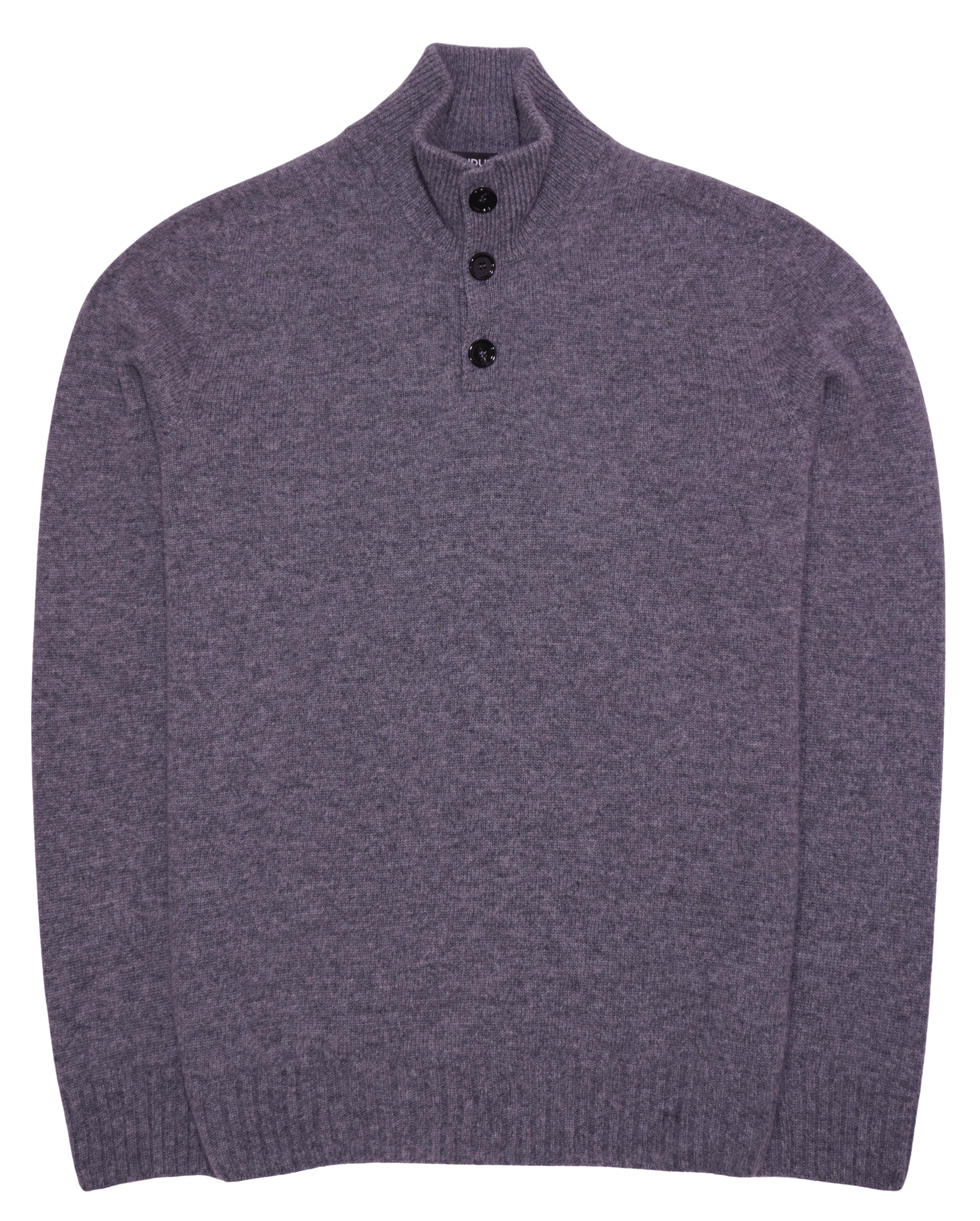 Dondup Stand Collar Wool Cashmere Grey